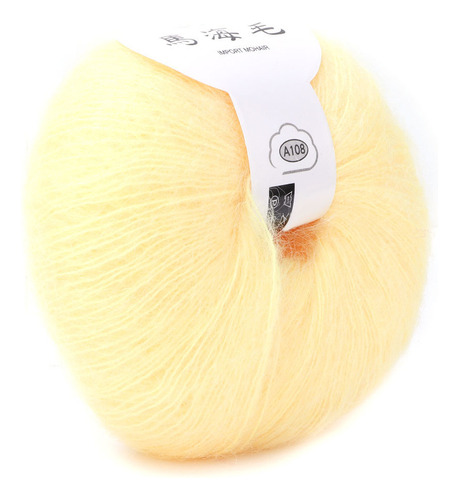 Popular Suave Mohair Pashm Punto Angora Hilo De Lana Largo C