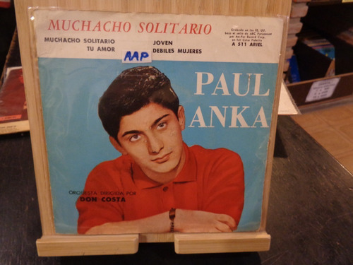 Paul Anka Muchacho Solitario Vinilo Simple Ep O Pop