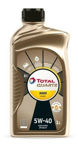 Aceite Sintetico Total 9000 5w40 X 1 Litro Diesel / Nafta