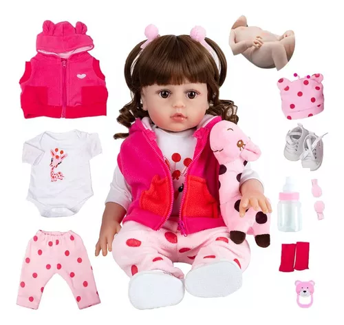 Boneca Bebê Reborn Yasmin Kit Cameron Pronto Envio!