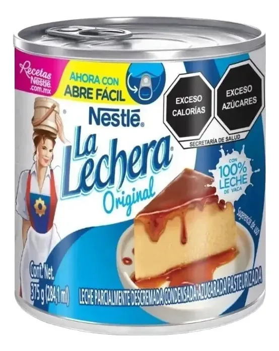 Leche Condensada La Lechera Nestle Lata 375g Con Abre Fácil