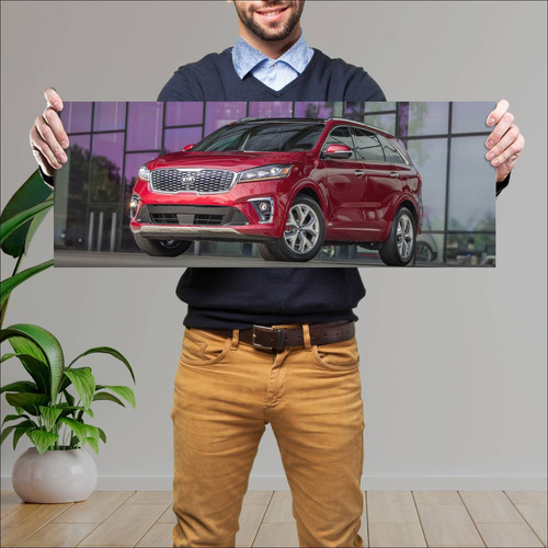 Cuadro 30x80cm Auto 2018 Kia Sorento Sport Styli 173