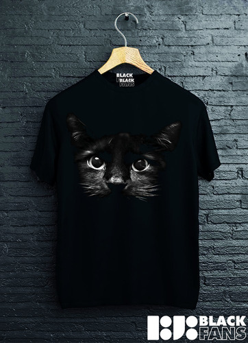 Polera Gato Negro