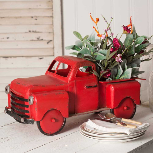 Ctw Home Collection Maceta Jardin Camion Rojo