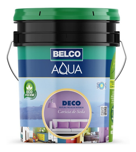 Pintura Latex Premium 3.6 Lts. Lavable Aqua Deco Belco