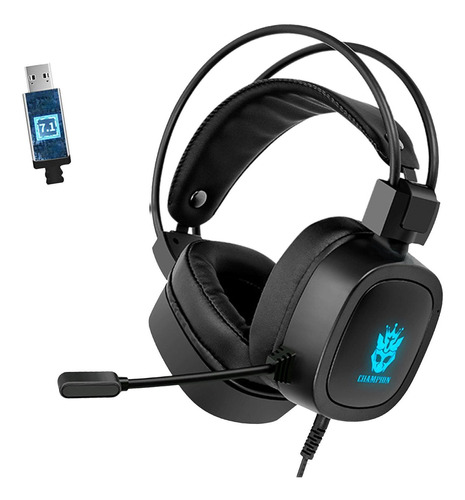 Auriculares Gaming Con Cable Auriculares 7 Led Para