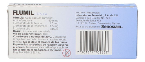 Flumil Caja Con 20 Cápsulas