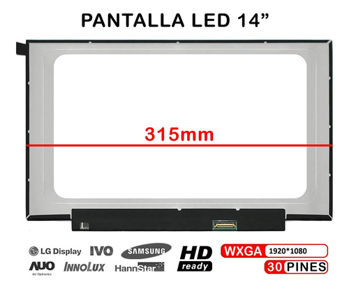 Pantalla Compatible Lenovo Ideapad 530s 81eu002msp 30 Pines