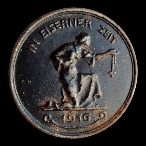 Medalla Alemana De La Primera Guerra Mundial 1916 (Usado)