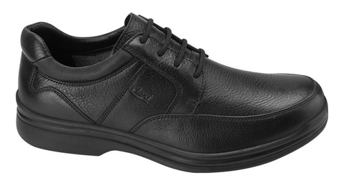 Zapato Confort De Caballero  Flexi 0480 Color Negro