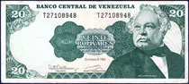 Comprar Billete 20 Bolívares T8 Diciembre 8 1992 José Antonio Páez