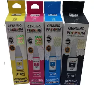 Tinta Premium Gi-190 Serie G1100 G2100 G3100 Compatible