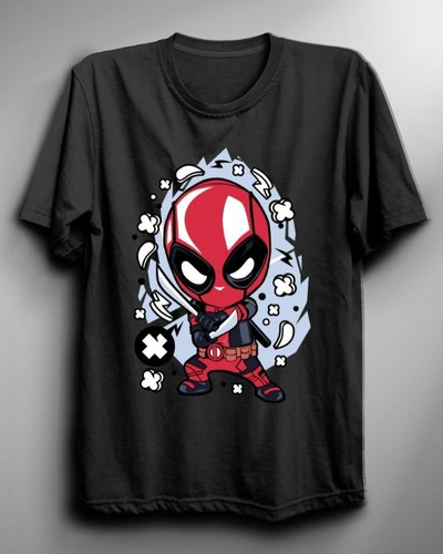 Polera De Mujer De Deadpool Cartoon 2