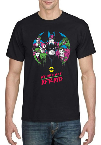 Polera Batman Villanos Joker Acertijo Harley Q Niños Adultos