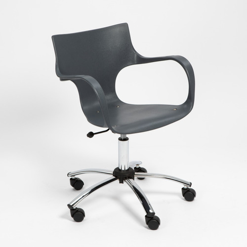Imagen 1 de 3 de Silla De Escritorio Jim Base Cromada Con Envío Full