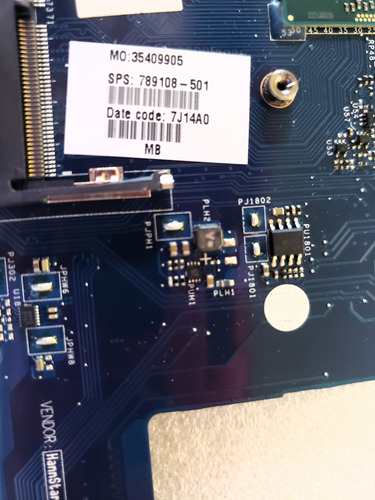Tarjeta Madre Hp 15-r,la-a994p, Sps:789108-501 Cpu N2920