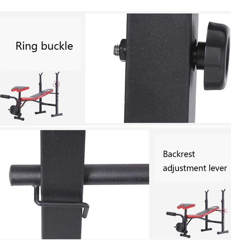 Banco De Pesas Ajustable Para Entrenamiento En Casa Gimnasio