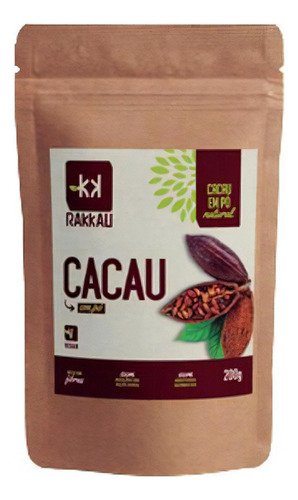 Kit 3x: Cacau Em Pó Rakkau 200g