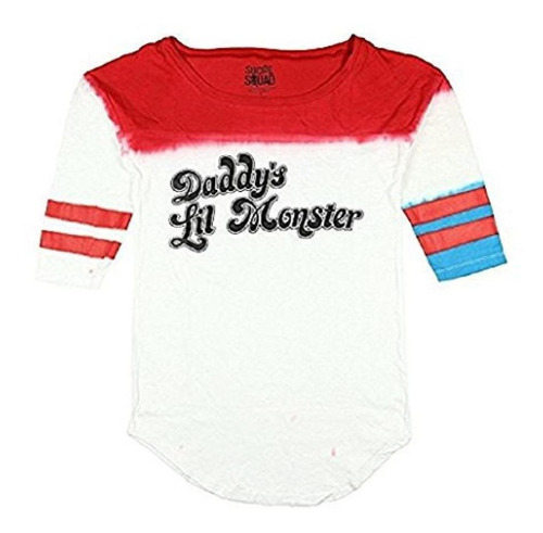 Suicide Squad Harley Quinn Cosplay Camiseta Para Mujer (gran