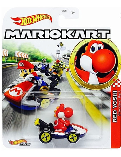 Yoshi Rojo Hot Wheels Mario Kart Edición Limitada