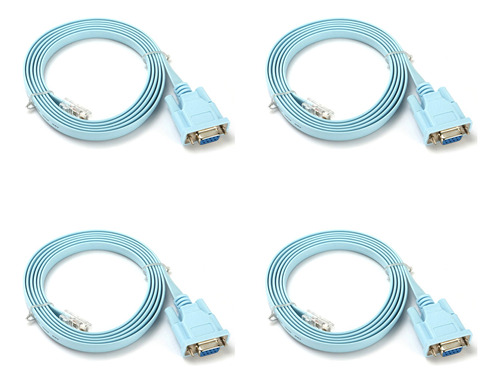 Cable De Consola Usb Rj45 Cat5 Ethernet A Rs232 Db9 Com Port