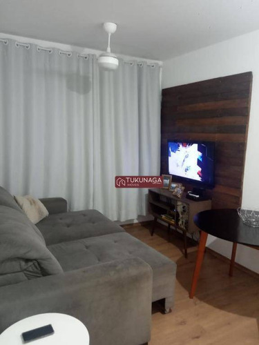 Apartamento Com 2 Dormitórios À Venda, 45 M² Por R$ 210.000,00 - Ponte Grande - Guarulhos/sp - Ap2247