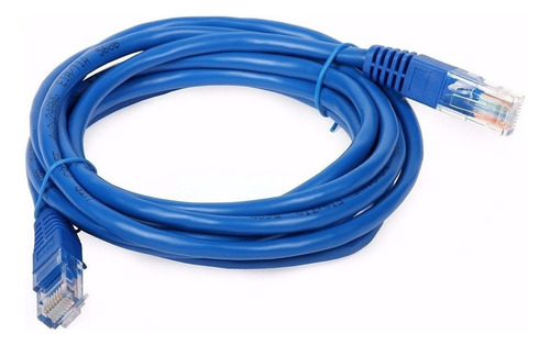 Cable Utp Red 5 Metros Ethernet Rj45 Calidad Cat5e