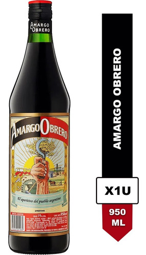 Aperitivo Amargo Obrero 950ml