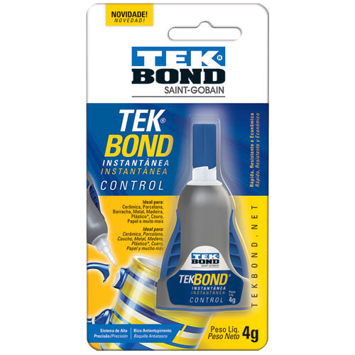 Pegamento Adhesivo Instantáneo Tek Bond Control Tekbond