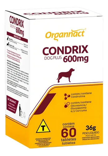 Condrix Dog Tabs 600mg (36g) - Organnact Com 60 Comp
