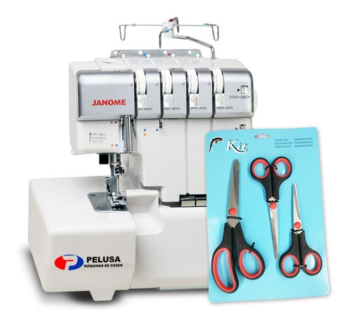Imagen 2 de 9 de Janome 1210dx Semi Industrial + Kit 3 Tijeras + Gtía 4 Años