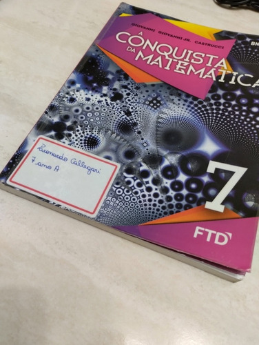 Livro A Conquista Da Matemática - 7o Ano, Isbn 9788596023528 (Usado)