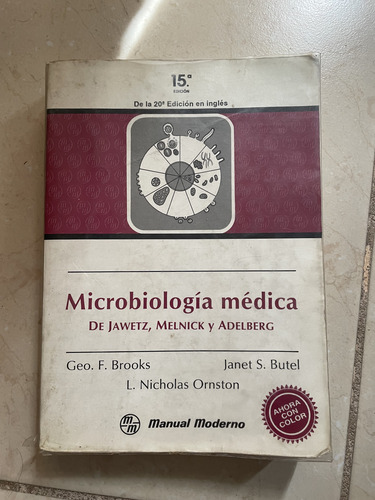 Microbiología Médica De Jawetz, Melnick Y Adelberg 15ed. (Usado)