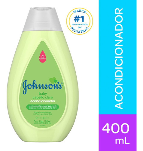 Acondicionador Johnsons Baby Cabello Claro X 400ml