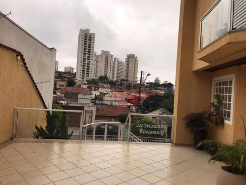 Sobrado Em Condomínio Fechado Com 3 Dormitórios ( 1 Suíte ), 3 Vagas À Venda, 92 M² Por R$ 750.000 - Mooca - São Paulo/sp - So0234