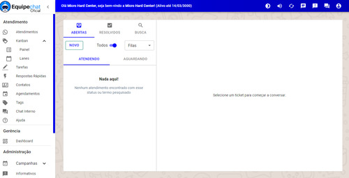 Whaticket / Crm Saas Chat + Typebot + Fonte