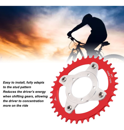 Cadena Y Adaptador Para Bicicleta Eléctrica 104bcd 38t De Al