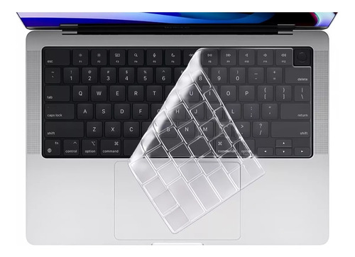 Protector Teclado Para Macbook Pro 14/16 M1 A2442 A2485 Tran