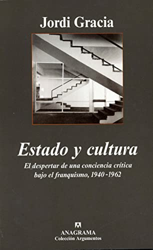 Libro Estado Y Cultura De Jordi Gracia