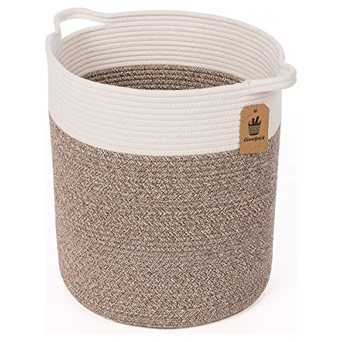 Goodpick Large Cotton Rope Basket Cesta Tejida Baby Laundry 