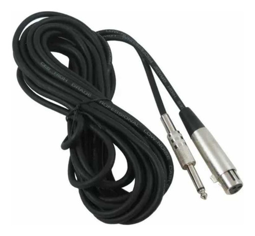 Cable Para Micrófono Conector Plug-canon 6metros Miyako