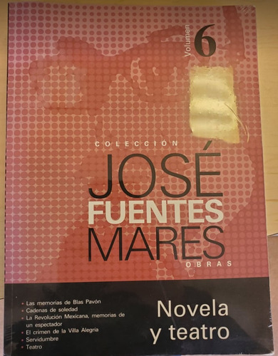 Libro Jose Fuentes Mares Vol 6 *cjs