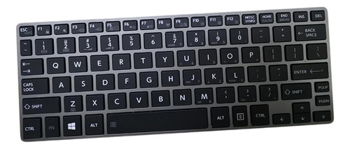 1 Nuevo Teclado Negro De Repuesto Para Toshiba Z30-a Z30-c