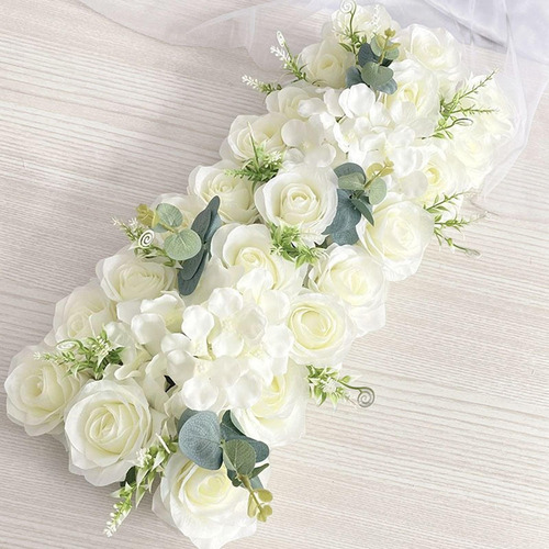 Decoración De La Pared De La Boda Del Panel Estilo Blanco