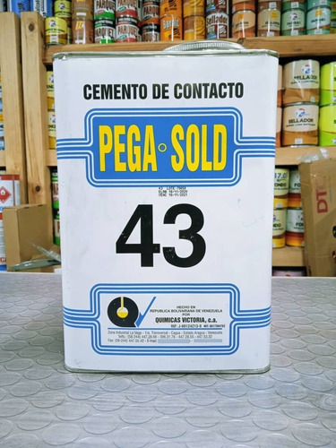 Pega Amarilla Pega Sold 43 De Galon 