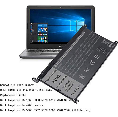 Batería De Computadora Portátil Fancy Buying 42wh Wdx0r
