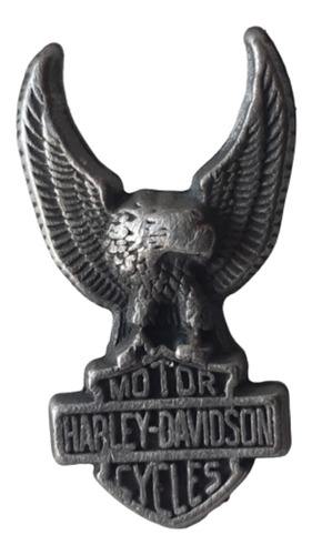 Pin Motoquero Harley Davidson Con Águila De Metal