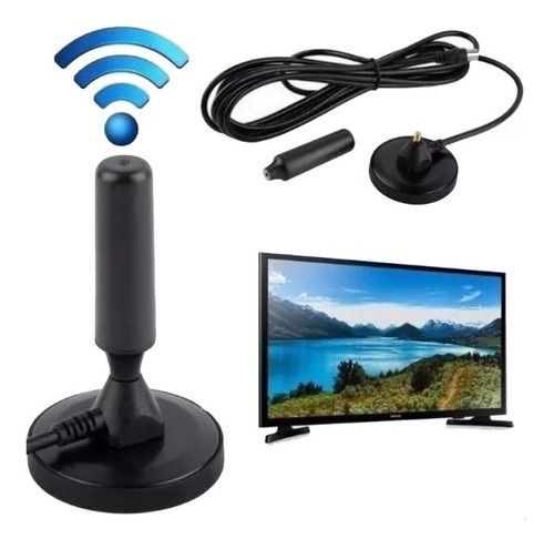 Imagen 6 de 10 de Antena Television Tv Hd Interior Sintonizador De Alta Señal