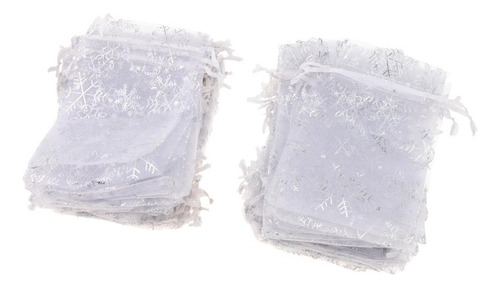 Nuevo 100 Piezas Bolsa De De Nieve For Navidad Favores De