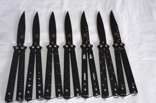 Imagen 2 de 2 de Navaja Cuchillo Estilo Mariposa Modelos Variados